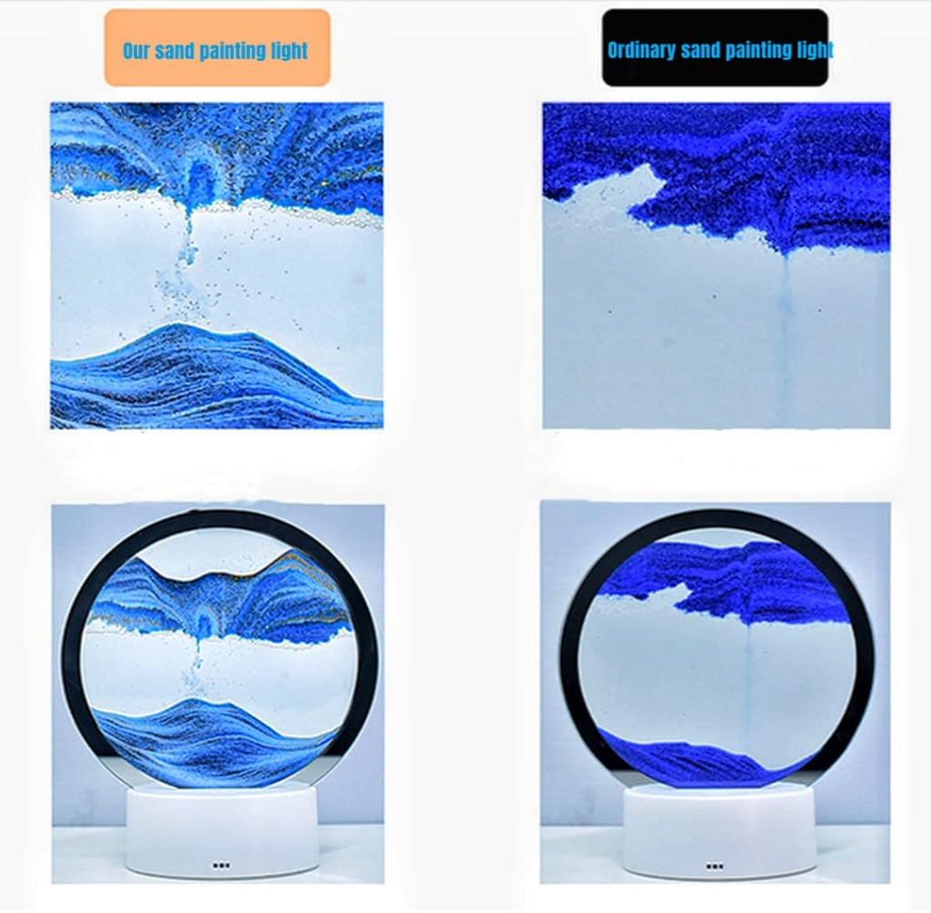 LED Hourglass Table Lamp