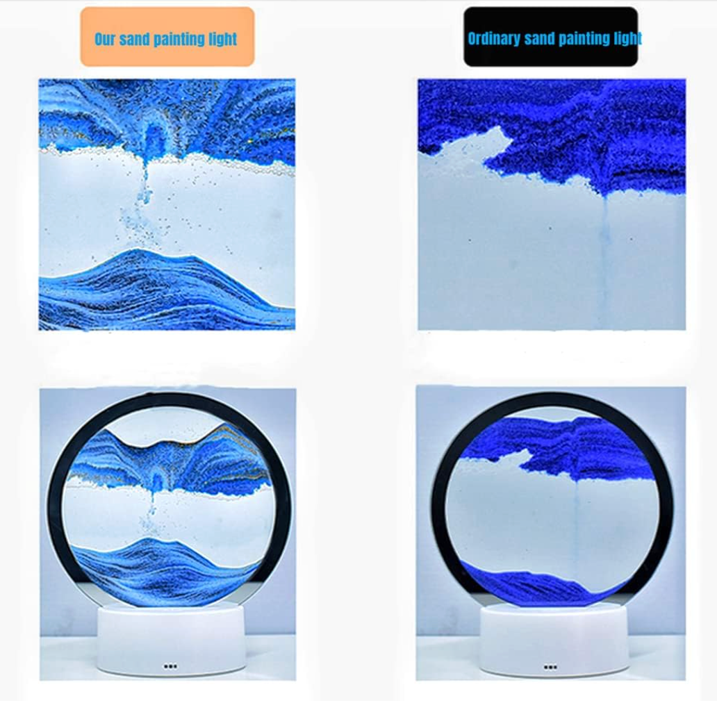 LED Hourglass Table Lamp