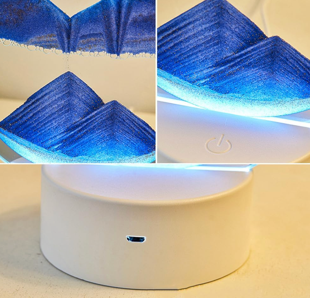 LED Hourglass Table Lamp