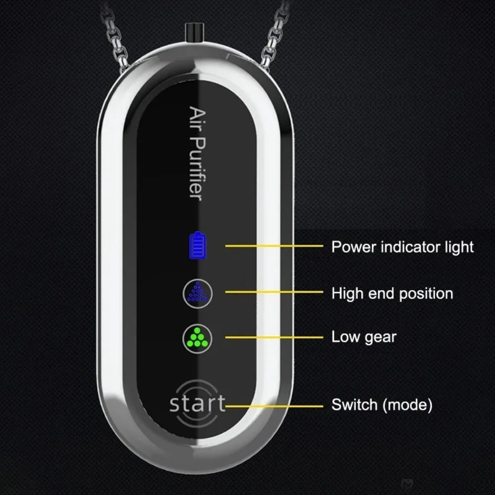 Power Saving Smart Air Purifier Necklace