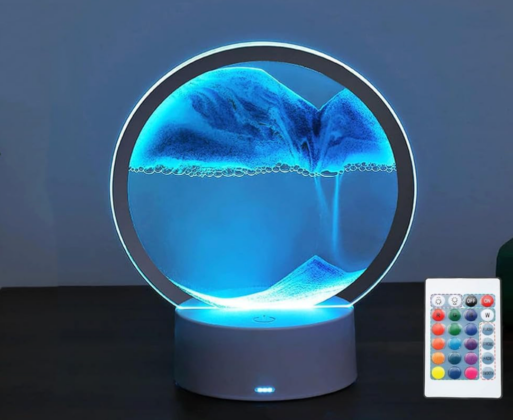 LED Hourglass Table Lamp