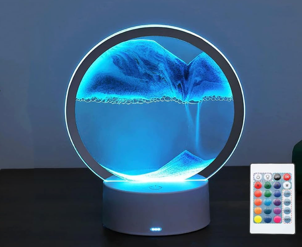 LED Hourglass Table Lamp