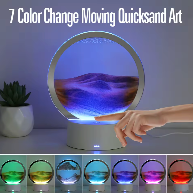 LED Hourglass Table Lamp