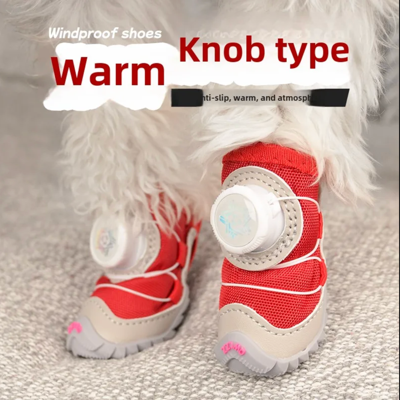 Adjustable Warm Boots for Pet (Pack of 4)