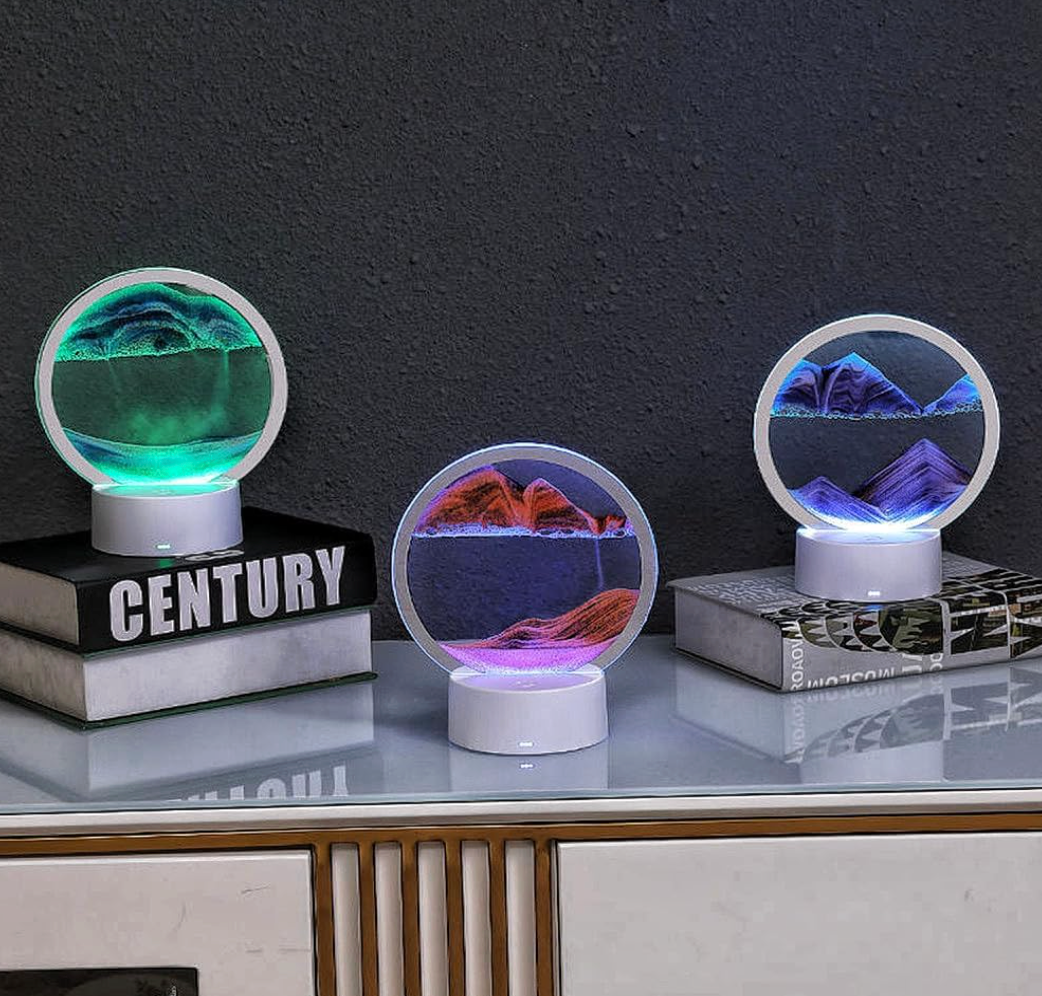 LED Hourglass Table Lamp