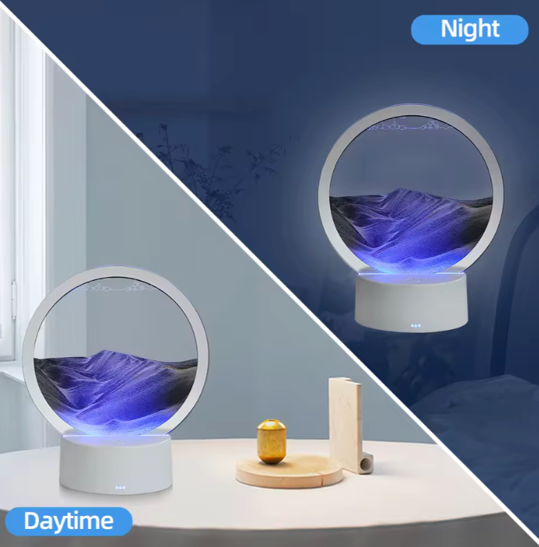 LED Hourglass Table Lamp