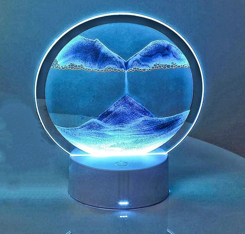 LED Hourglass Table Lamp