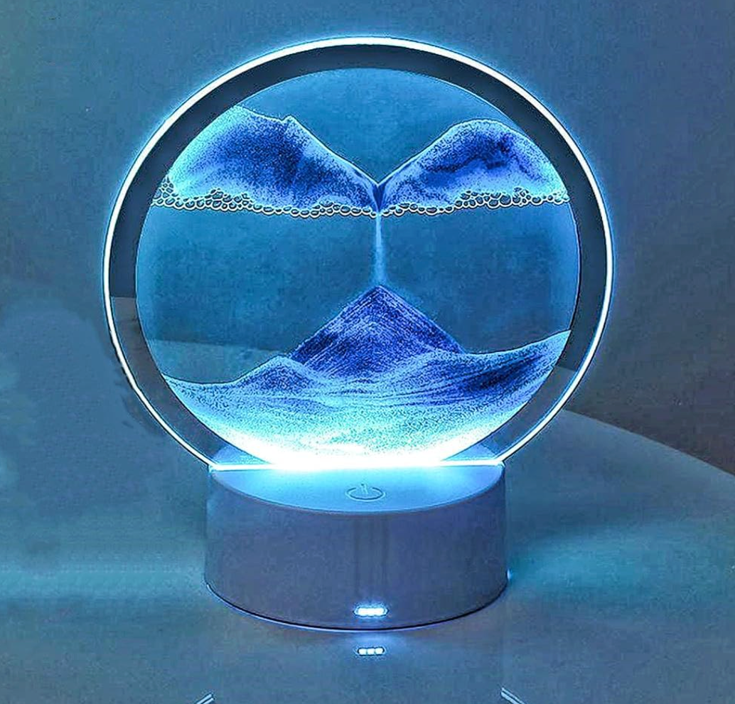 LED Hourglass Table Lamp