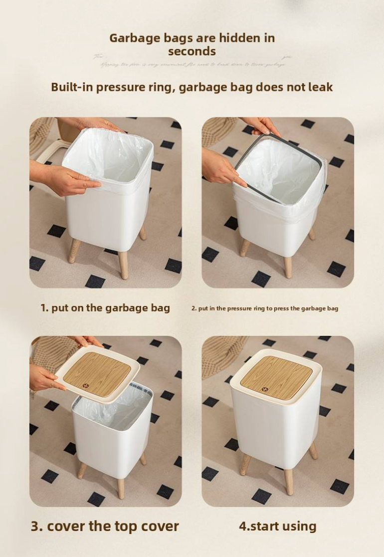 Touchless Sensor Trash Can